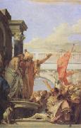 Giovanni Battista Tiepolo Presenting Christ to the People (Ecce Homo) (mk05) oil